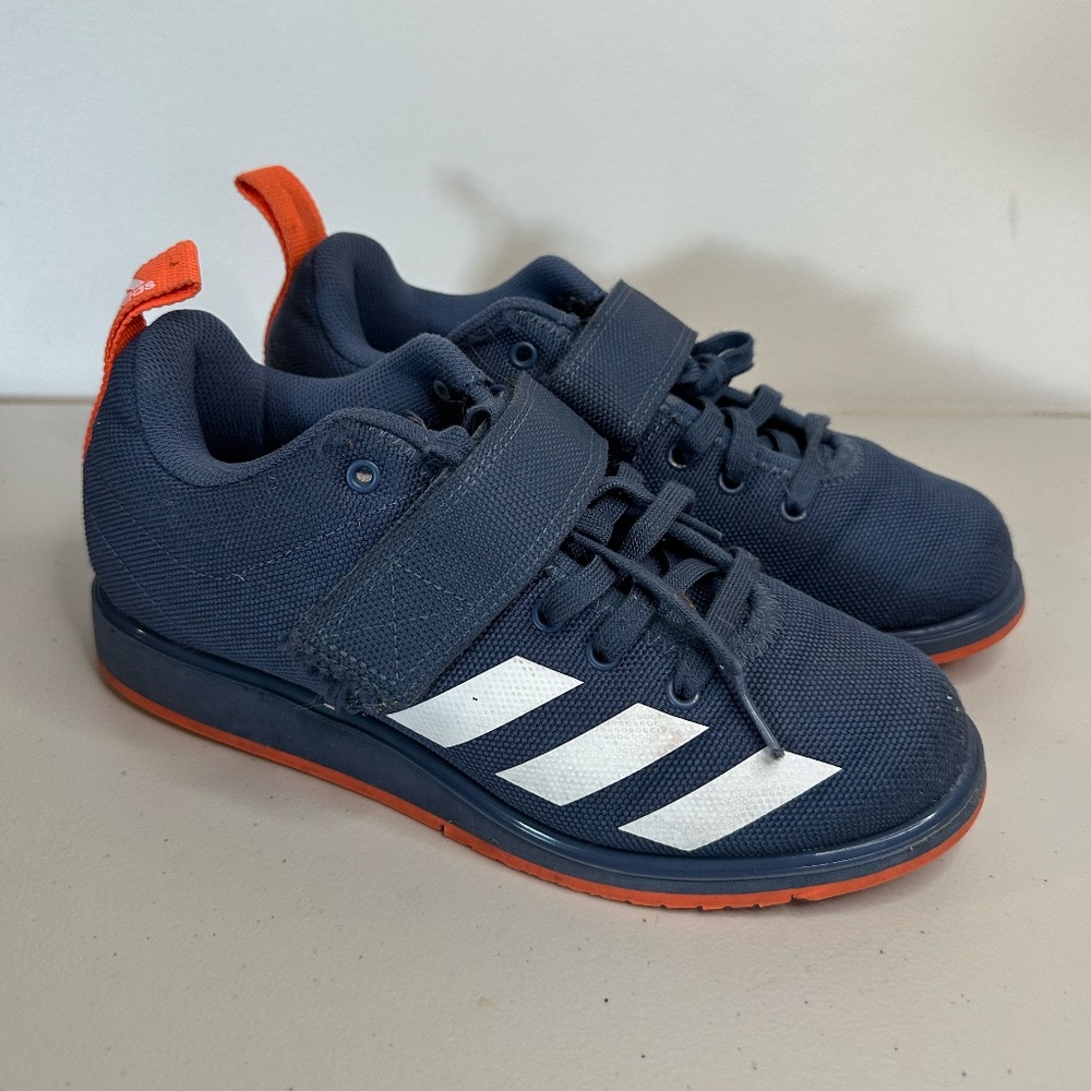 Adidas Weightlifting Shoes Womens 5 Sneaker Gym Blue G54641